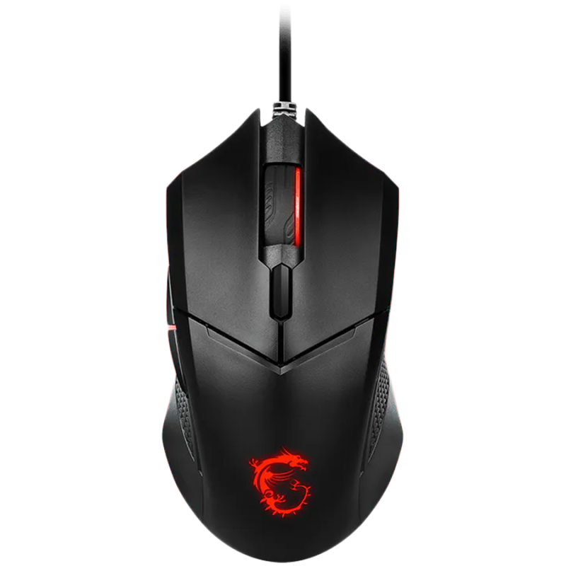 MSI Gaming Mouse Clutch GM08, USB 2.0, PixArt PAW-3519 Optical Sensor, 4200dpi, Adjustable Weight System