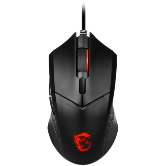 MSI Gaming Mouse Clutch GM08, USB 2.0, PixArt PAW-3519 Optical Sensor, 4200dpi, Adjustable Weight System