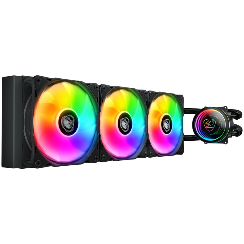 COUGAR Poseidon Elite ARGB 360 AiO Liquid Cooler, Black