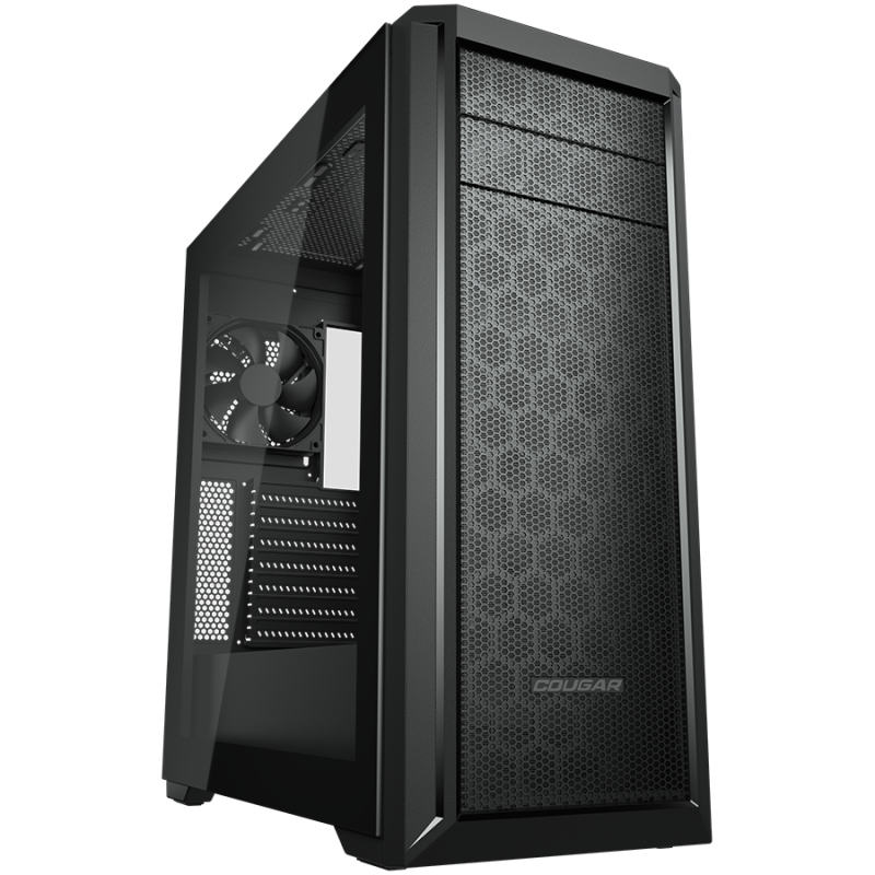COUGAR MX330-G Pro PC Case, Mid Tower, Black