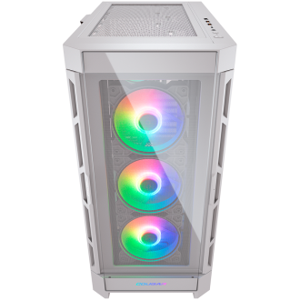 COUGAR DUOFACE PRO RGB PC Case, Mid Tower, White