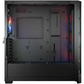 COUGAR DUOFACE PRO RGB PC Case, Mid Tower, Black
