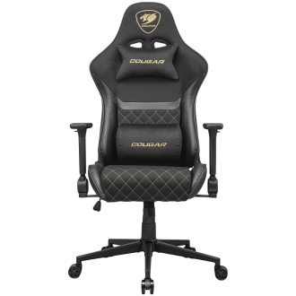 COUGAR Armor One V2 Gold F Gaming Chair, Black