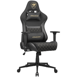 COUGAR Armor One V2 Gold F Gaming Chair, Black