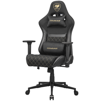 COUGAR Armor One V2 Gold F Gaming Chair, Black