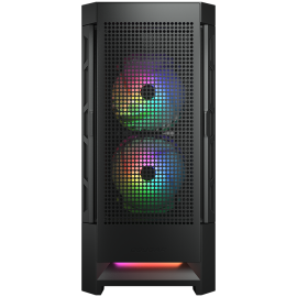 COUGAR AIRFACE RGB PC Case, Mid Tower, Black