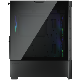 COUGAR AIRFACE RGB PC Case, Mid Tower, Black