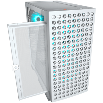 COUGAR Airface Eco RGB PC Case, Mid Tower, White