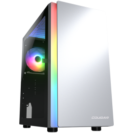 COUGAR Purity RGB PC Case, Mini Tower, White