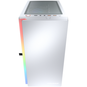COUGAR Purity RGB PC Case, Mini Tower, White