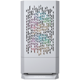 COUGAR MG140 Air RGB PC Case, Mini Tower, White