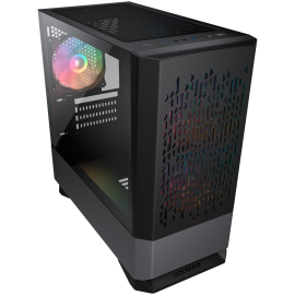 COUGAR MG140 Air RGB PC Case, Mini Tower, Black