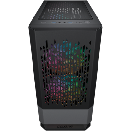 COUGAR MG140 Air RGB PC Case, Mini Tower, Black