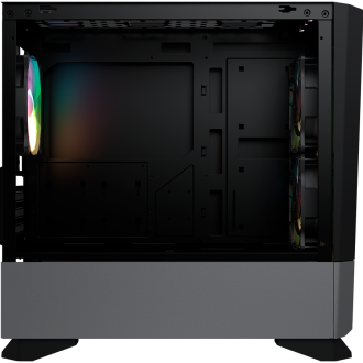 COUGAR MG140 Air RGB PC Case, Mini Tower, Black