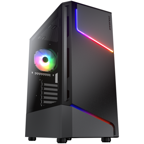 COUGAR MX360 RGB PC Case, Mid Tower, Black