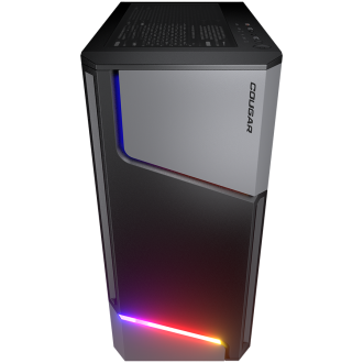 COUGAR MX360 RGB PC Case, Mid Tower, Black