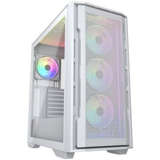 COUGAR UNIFACE RGB PC Case, Mid Tower, White