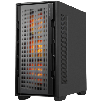 COUGAR UNIFACE RGB PC Case, Mid Tower, Black