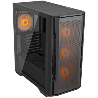 COUGAR UNIFACE RGB PC Case, Mid Tower, Black