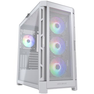 COUGAR AIRFACE PRO RGB PC Case, Mid Tower, White