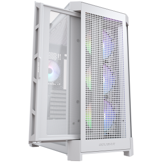 COUGAR AIRFACE PRO RGB PC Case, Mid Tower, White
