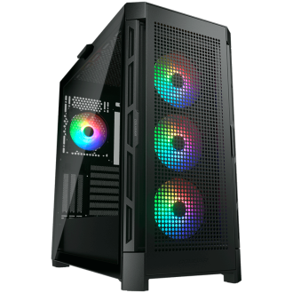 COUGAR AIRFACE PRO RGB PC Case, Mid Tower, Black