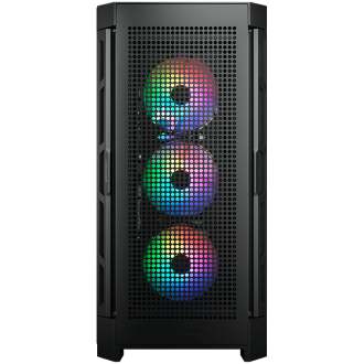 COUGAR AIRFACE PRO RGB PC Case, Mid Tower, Black