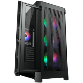 COUGAR AIRFACE PRO RGB PC Case, Mid Tower, Black