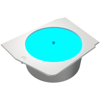 COUGAR Luminous Rotating Platform for FV270, White