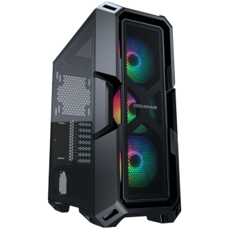 COUGAR MX440 Mesh RGB PC Case, Mid Tower, 3x ARGB, TG Panel