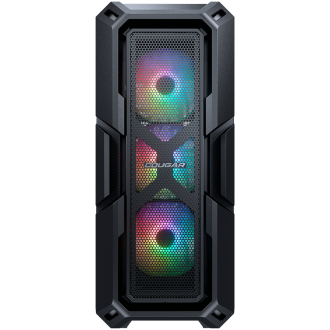 COUGAR | MX440 Mesh RGB | PC Case | Mid Tower / Mesh Front Panel / 3 x ARGB Fans / 4mm TG Left Panel