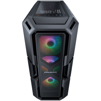 COUGAR | MX440 Mesh RGB | PC Case | Mid Tower / Mesh Front Panel / 3 x ARGB Fans / 4mm TG Left Panel