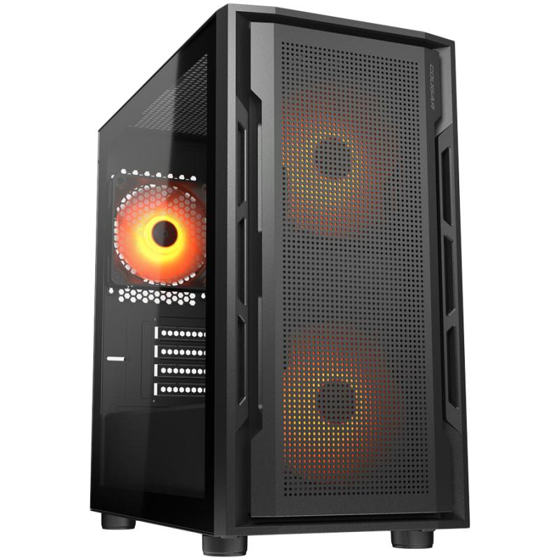 COUGAR UNIFACE MINI RGB, PC Case, Mini Tower, Black