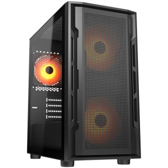 COUGAR UNIFACE MINI RGB, PC Case, Mini Tower, Black