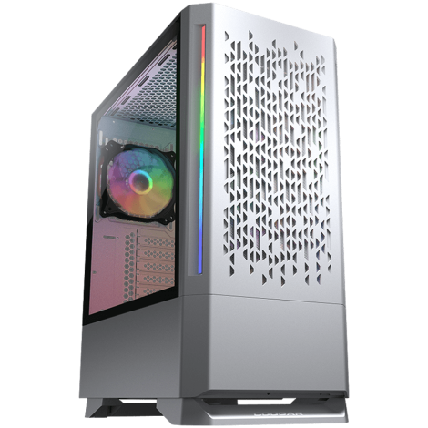 COUGAR MX430 Air RGB PC Case, Mid Tower, White