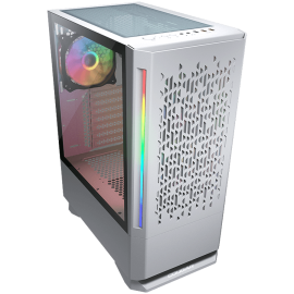 COUGAR MX430 Air RGB PC Case, Mid Tower, White