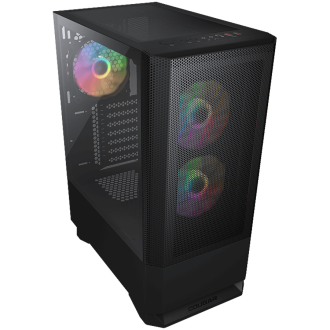 COUGAR MX430 Mesh RGB PC Case, Mid Tower, Black