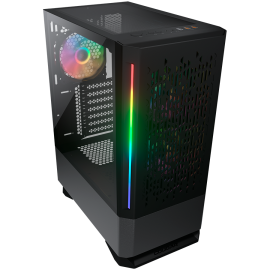 COUGAR MX430 Air RGB PC Case, Mid Tower, Black