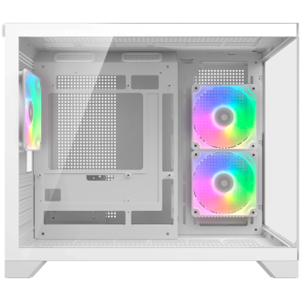 COUGAR FV150 Mini RGB PC Case, Mid tower, White