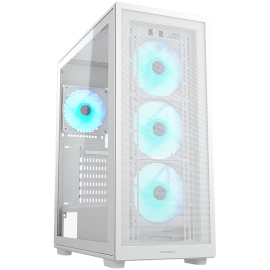 COUGAR MX220 RGB PC Case, Mid Tower, White