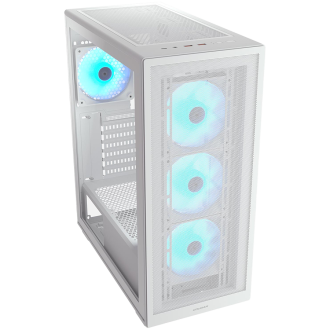 COUGAR MX220 RGB PC Case, Mid Tower, White