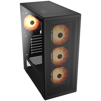 COUGAR MX220 RGB PC Case, Mid Tower, Black