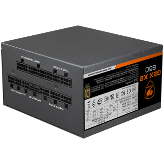 COUGAR GEXX2 1000 PSU, 80 Plus Gold, 1000W, Fully Modular, PCIe 5.0