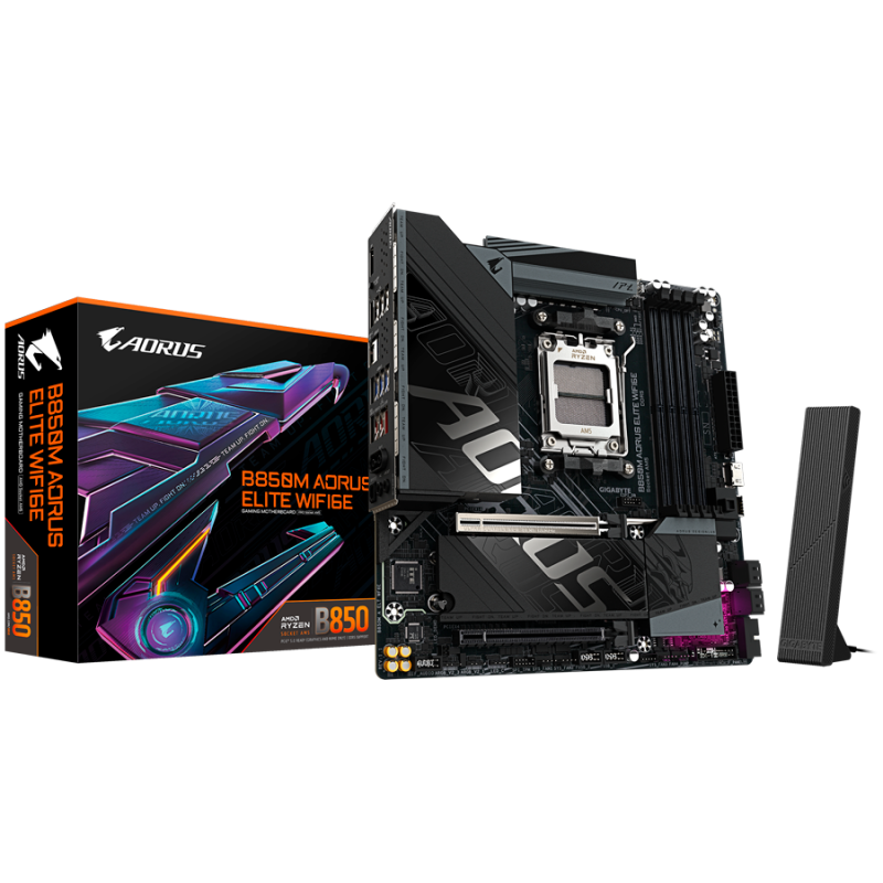 GIGABYTE B850M AORUS ELITE WIFI6E, AM5, 4xDDR5, mATX
