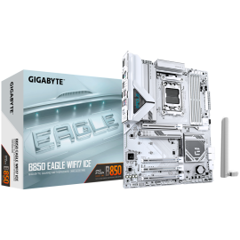 GIGABYTE Mainboard Desktop B850 EAGLE WF7 ICE (AM5, 4x DDR5 256GB, 1x PCI-E 5.0 x16x16, 1x PCI-E 4.0 x16x4, 2x PCI-E 3.0 x16x1, 