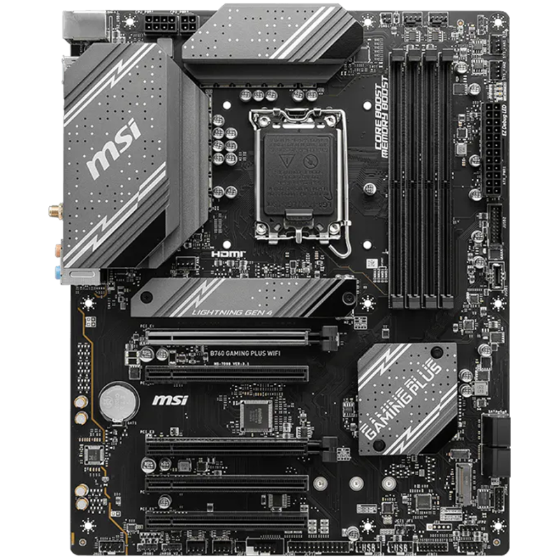 MSI MB B760 LGA 1700 4x DDR5 1x HDMI 1x DisplayPort 2x M.2 4xSATA ATX