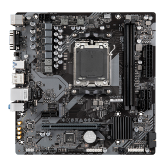 GIGABYTE MB Socket AM5 B650 2 x DDR5 1 x M.2 4 x SATA 1 x D-Sub port 1 x DisplayPort 1 x HDMI port Micro ATX