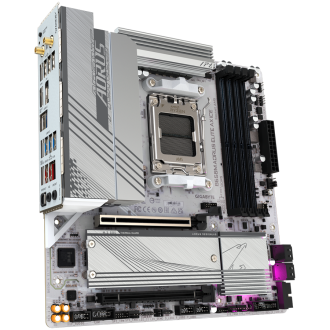 GIGABYTE B650M AORUS ELITE AX ICE, AM5, 4x DDR5, WIFI6E, mATX