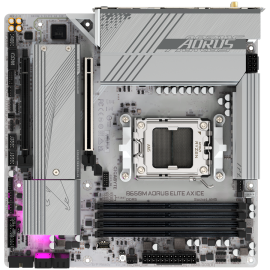 GIGABYTE B650M AORUS ELITE AX ICE, AM5, 4x DDR5, WIFI6E, mATX