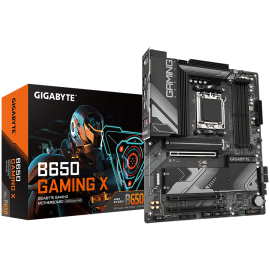 GIGABYTE Mainboard Desktop B650 GAMING X (AM5, 4xDDR5 128, 1x PCI-E 4.0 x16x16, 2x PCI-E 3.0 x16x1, 4x SATA, 3x M.2 PCIe 4.0, 3x